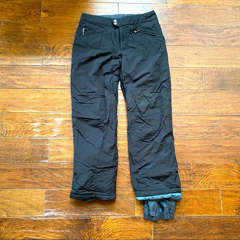 Medium Black White Sierra Ski Snowboard Pants